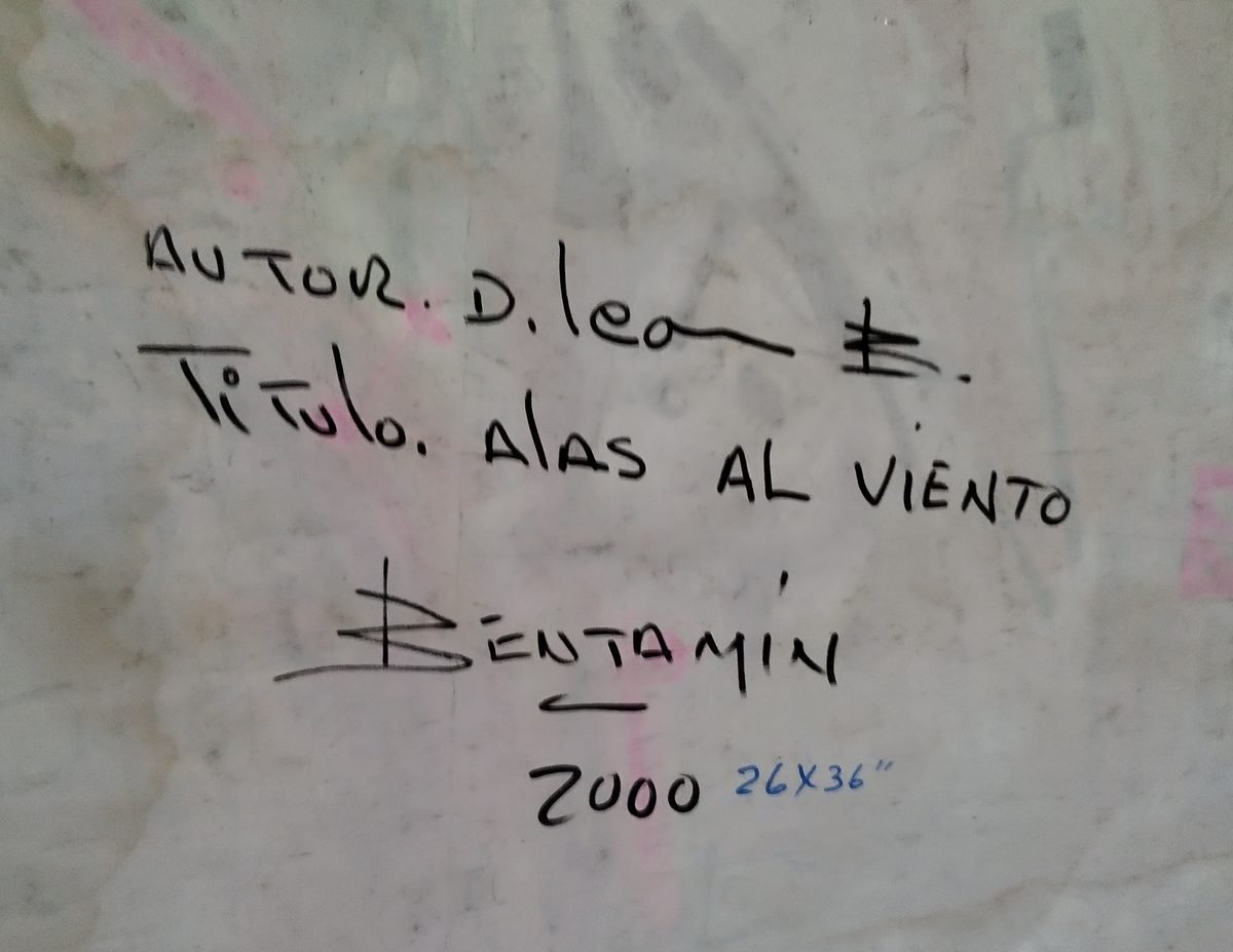 Respaldo Autografiado: Alas al viento