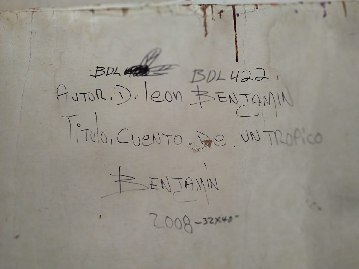 Respaldo Autografiado: Cuento de un Tropico