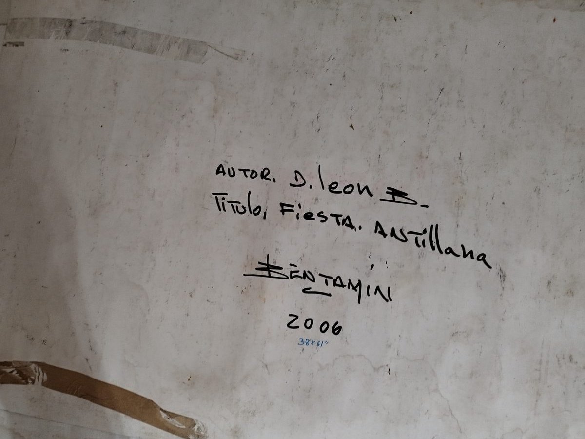 Respaldo Autografiado: Fiesta Antillana