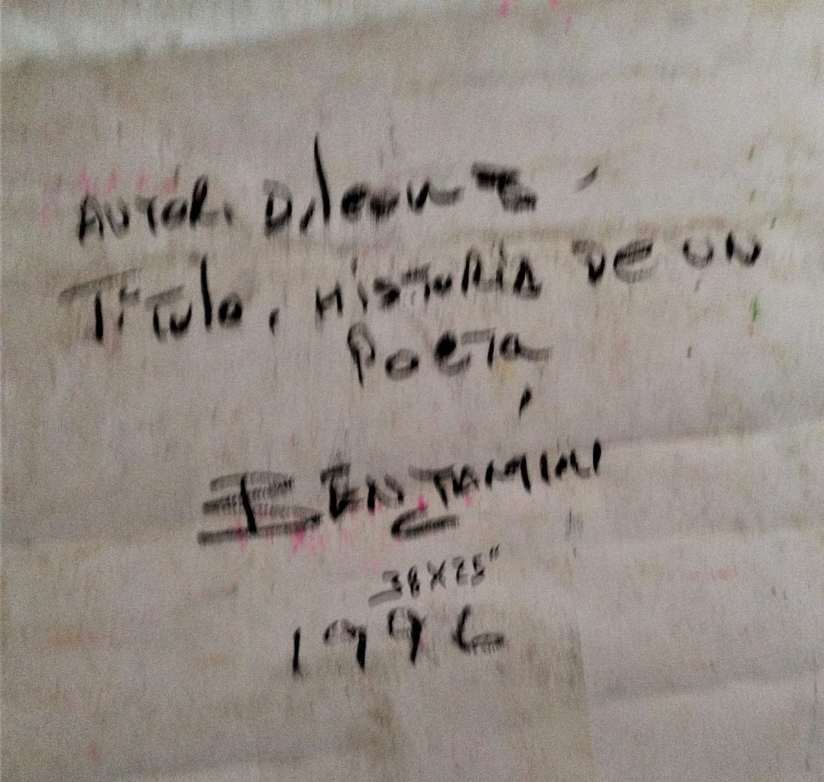 Respaldo Autografiado: Historia de un poeta