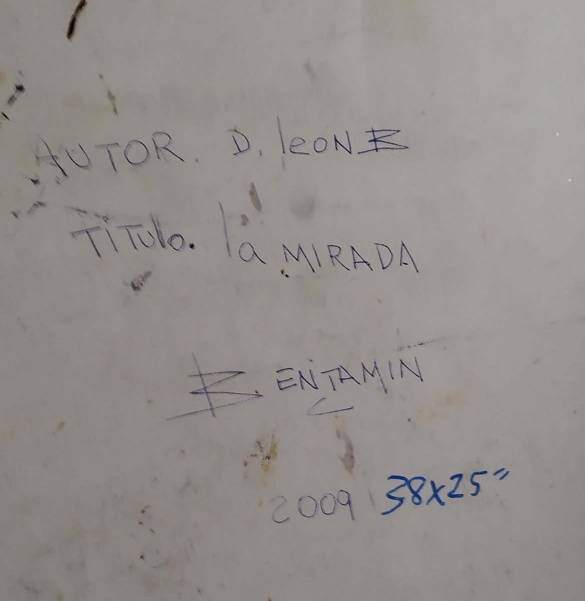 Respaldo Autografiado: La mirada