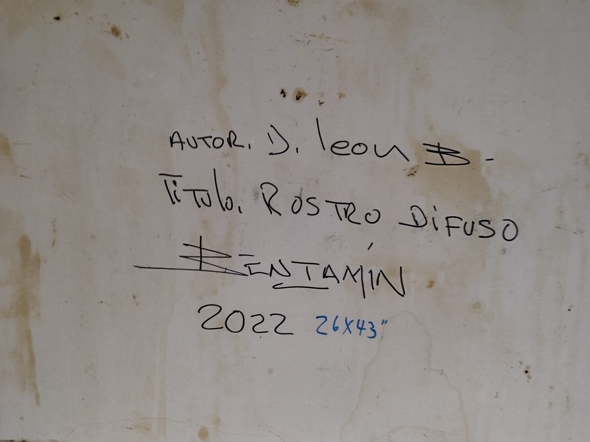 Respaldo Autografiado: Rostro disfuso