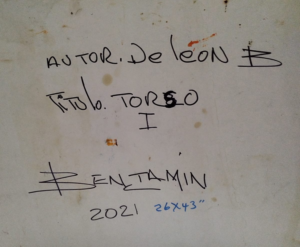 Respaldo Autografiado: Torso I